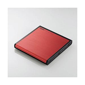 Logitec(ロジテック) LDR-PMJ8U2LRD (USB2.0ポータブルDVDドライブ 書込ソフト付き/レッド) [振込不可] | ロジテック