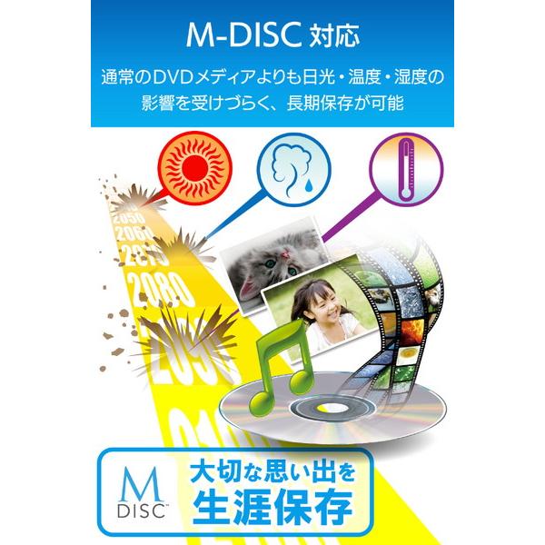 ELECOM(エレコム) DVDドライブ USB2.0 薄型 Type-Cケーブル付 ホワイト Windows11対応 ホワイト LDR-PMK8U2CLWH ［USB-A／USB-C］ | ELECOM | 06