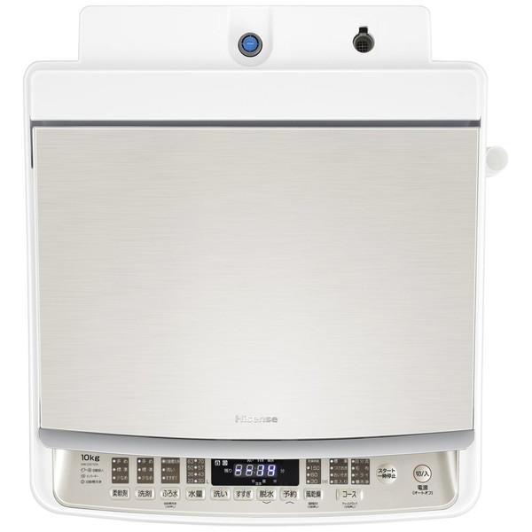 Hisense(ハイセンス) 全自動洗濯機   HW-DG10A ［洗濯10.0kg  簡易乾燥(送風機能)  上開き］ 