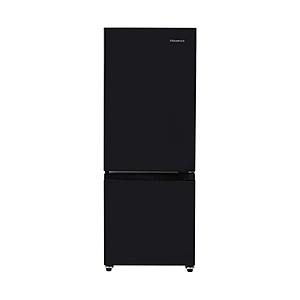 Hisense(ハイセンス) 冷蔵庫  ブラック HR-D16FB ［幅48.1cm /162L /2ドア /右開きタイプ /2022年］ 【お届け日時指定不可】 | 