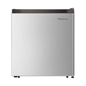 Hisense(ハイセンス) 冷蔵庫  シルバー HR-A45S ［幅44.5cm /45L /1ドア /右開きタイプ /2022年］ 【お届け日時指定不可】 | 
