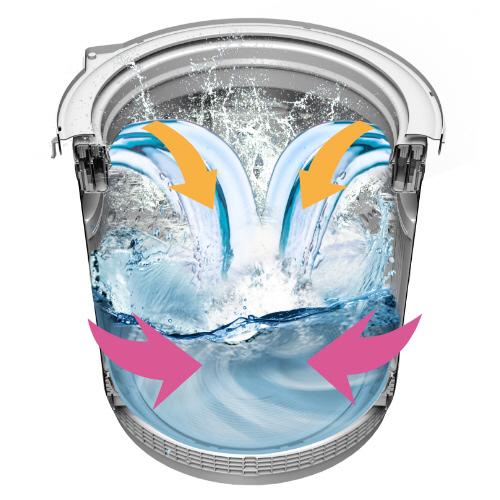 全自動洗濯機  本体：ホワイト、トップ：シャンパンゴールド HW-DG100XH ［洗濯10.0kg /簡易乾燥(送風機能) /上開き］ 【お届け日時指定不可】 |  | 13