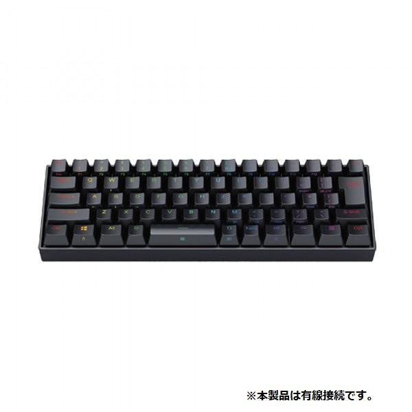 ITPROTECH ゲーミングキーボード 銀軸66KEY ブラック K630RGB-JPTI ［有線 /USB］ | 