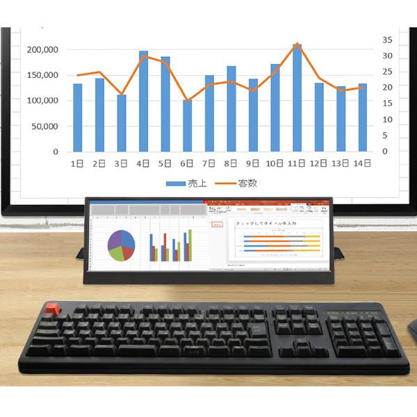 ITPROTECH USB-C接続 PCモニター バータイプ Screen Plus  LCD12HCV-IPSW ［12.6型 /(1920×515) /ワイド /60Hz］ |  | 07
