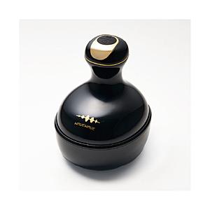 WAVEWAVE スカルプヘッドスパ【EMS/バイブレーション/赤色LED/IPX7防水/3種類アタッチメント】  ブラック | 