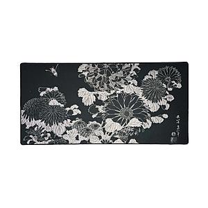 ゲーミングマウスパッド [914ｘ432ｘ3mm] DuraGlyde Artist Series (Large) Chrysanthemums and Bee by Hokusai tm-mp-chrysanthemums-and-bee-l 【sof001】 | 