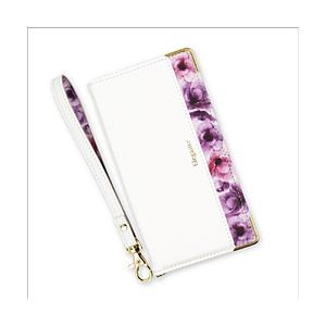 近通 iPhone 11対応　手帳型ケース　エレガンテ フラワー ホワイト BL-IP11-01WH | 