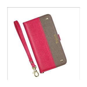 近通 iPhone 11対応　手帳型ケース　エレガンテ ツートン ピンク・グレージュ EL-IP11-06PG | 