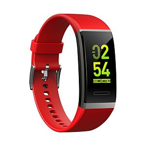 CAVOSMART スマートウォッチ Fitness tracker（フィットネストラッカー）活動量計 V11  レッド | 
