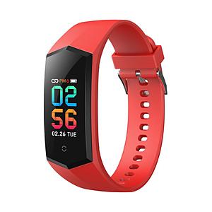 CAVOSMART スマートウォッチ  Fitness tracker（フィットネストラッカー）活動量計 V17  レッド | 