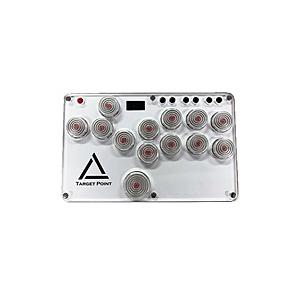 エンジェルシステムドットネット レバーレスコントローラー Target Point I [USB / 13＋7ボタン ] Target Point ホワイト LLGC-001 ［USB /13ボタン］ | 