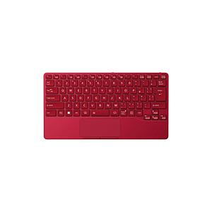 FUJITSU(富士通) キーボード FMV Mobile Keyboard(iPadOS/Mac/Windows11対応) ガーネットレッド FMV-NKBUR ［有線・ワイヤレス /Bluetooth・USB-A＋USB-C］ | 富士通