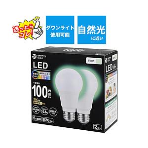 ORIGINAL BASIC LED電球  昼白色 LDA11N-G/SK100XOS-2P ［E26 /一般電球形 /100W相当 /昼白色 /2個 /広配光タイプ］ | 