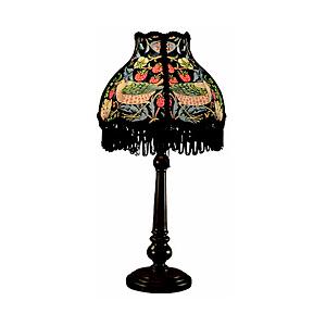 クラシカ インテリア テーブルランプ(いちご泥棒・あお) William Morris lamps  ADS-002str-B ［電球 /電球色］ | 