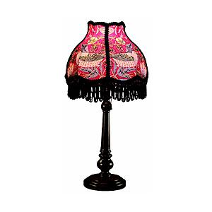 クラシカ インテリア テーブルランプ(いちご泥棒・あか) William Morris lamps  ADS-002str-R ［電球 /電球色］ | 