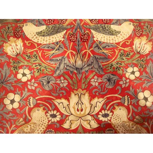 クラシカ インテリア テーブルランプ(いちご泥棒・あか) William Morris lamps  ADS-002str-R ［電球 /電球色］ |  | 02