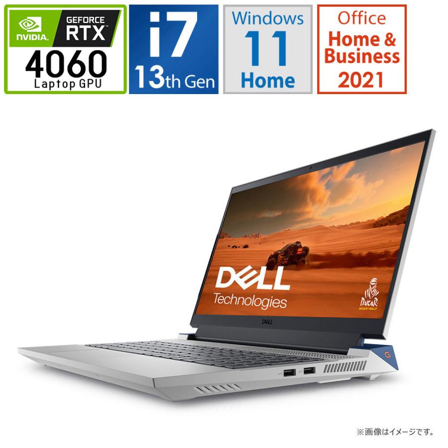 NG595-DNHBCW ゲーミングノートパソコン  クォンタム ホワイト ［RTX 4060/15.6型/Windows11 Home/intel Core i7/メモリ：16GB/SSD：1TB/Office HomeandBusin… | DELL | 01