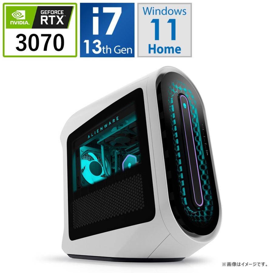DELL(デル) ゲーミングデスクトップパソコン Alienware Aurora R15 ルナライト(シルバーホワイト) DA90-DNLCW[RTX3070LHR] | DELL | 01