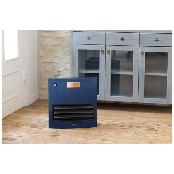 QUADS 加湿セラミックヒーター MOVING HEAT MOIST（ムービングヒートモイスト） ネイビーブラック QS212-NV ［人感センサー付き］ 【864】 [振込不可] |  | 01