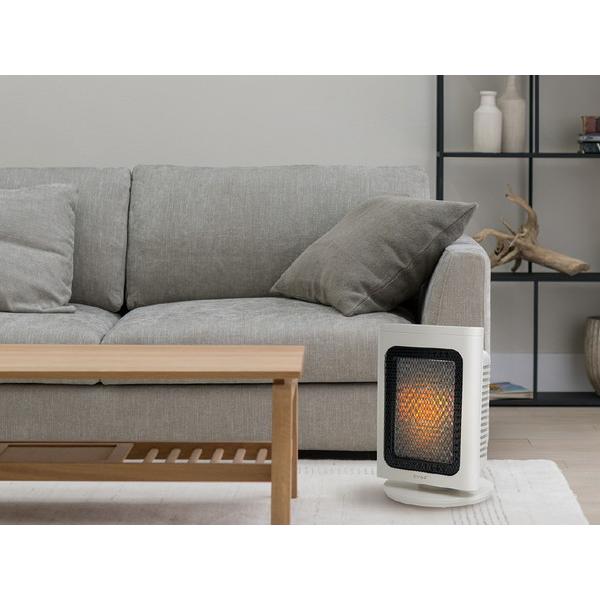 QUADS 省エネリフレクトストーブ RIFLECA（リフレカ） アイボリー QS327-IV ［人感センサーなし /首振り機能］ |  | 08