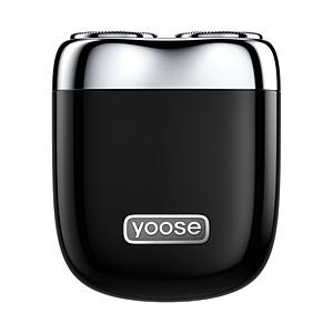 YOOSE MINI SHAVER　回転式電気シェーバー ブラック  ブラック | 