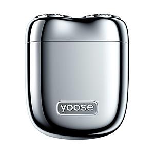 YOOSE MINI SHAVER　回転式電気シェーバー シルバー  シルバー | 