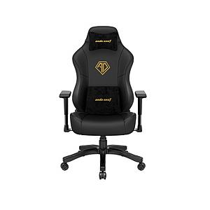 【送料無料】 ANDASEAT GC-PHANTOM3/BKGD ゲーミングチェア [W740ｘD700ｘH1370mm] Phantom3(PVCレザー) ブラック・ゴールド | 