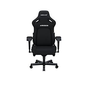 ANDASEAT GC-Kaiser4/CABK ゲーミングチェア [シート W490ｘD470ｘH1280〜1340mm] Kaiser4(リネンファブリック) カーボンブラック | 