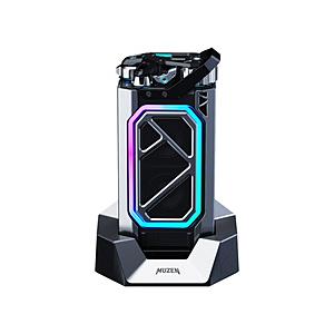 MUZEN ブルートゥーススピーカー Cyber Shell+スタンドセット   MWH1ISET ［防滴 /Bluetooth対応］ | 