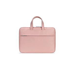 GAACAL ノートパソコン対応 [14インチ] PUレザーパソコンケース しなやかな盾 ピンク Z00488PA 【852】 | 