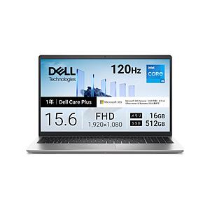 ノートパソコン Dell 15(DC15250) プラチナシルバー ND55-GWM3SC ［15.6型 /Windows11 Home /intel Core i5 /メモリ：16GB /SSD：512GB /M365 (24か月) or Of… | DELL