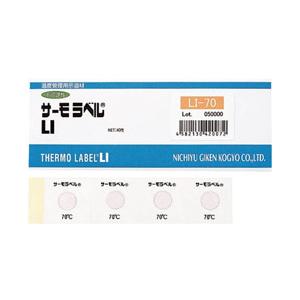 日油技研工業 サーモラベル1点表示屋外対応型　不可逆性　100度　LI100 （1ケース40枚） | 