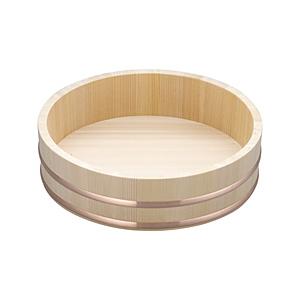 雅うるし工芸 木製銅箍 飯台(サワラ材) 33cm ＜BHV01033＞ | 