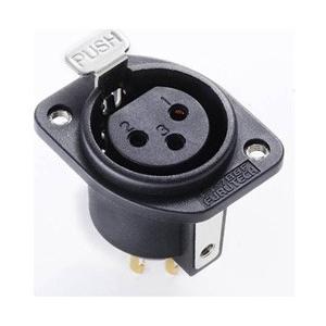 FURUTECH FT-786F(R)XLRソケット1個(メス)/ロジウムメッキ 【864】 | SHURE