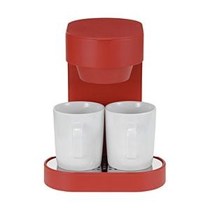 プラスマイナスゼロ XKC-V110-R レッド　コーヒーメーカー（2杯分） | 