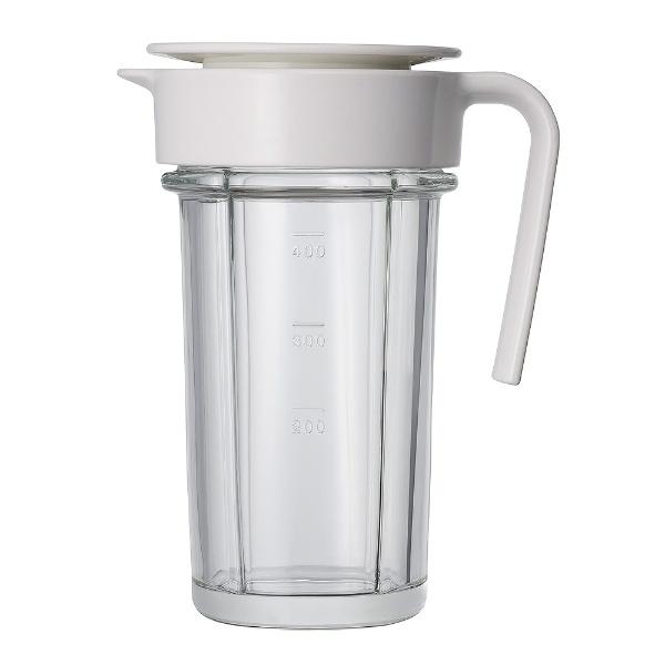 プラスマイナスゼロ ミキサー （400ml）　XKM-B010-W ホワイト | ±0 | 01