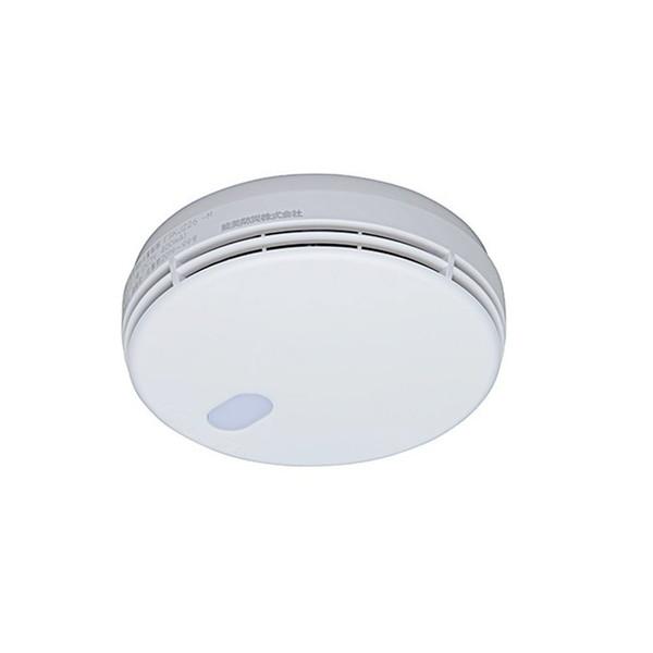 能美防災 住宅用火災警報器 無線式連動型 子器 煙式 100ミリサイズ 1台  ナチュラルホワイト FSKJ226-C | 