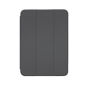 2022年iPad 11インチ / iPad Air(第5 / 4世代) / 11インチiPad Pro(第3 / 2 / 1世代) [FLIP SHELL] 背面クリア フリップシェルケース ライトブラック   TR-IP… | trinity