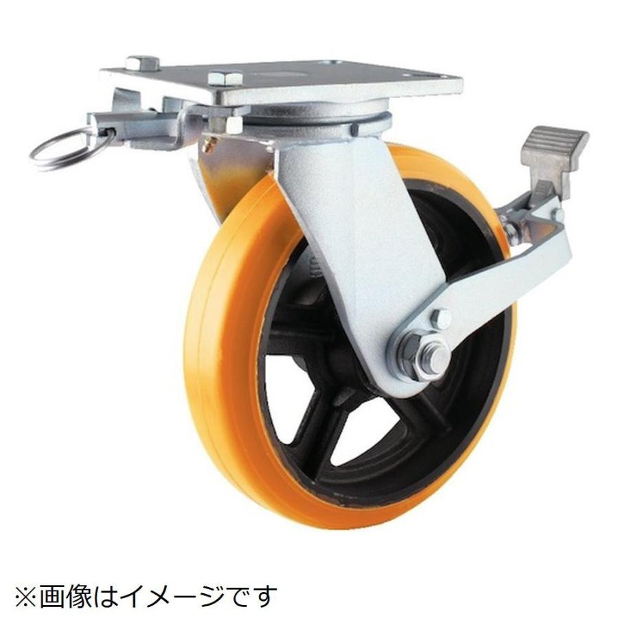 早割クーポン ヨドノ ヨドノ 重量用高硬度ウレタン自在車２５０fストッパー 旋回ロック付 海外最新 Aleefsurgical Com