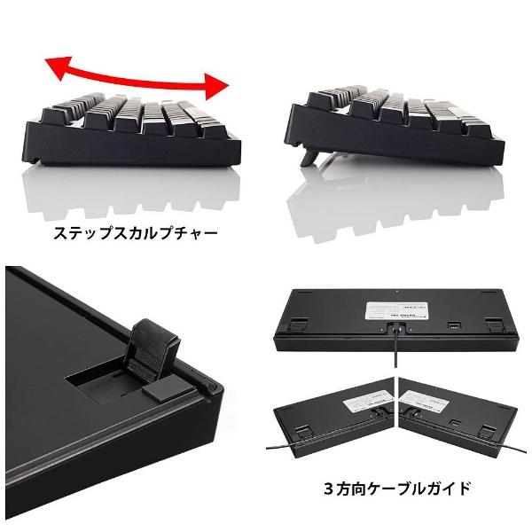 ARCHISS AS-KBPD91/SRBKN　有線テンキーレスメカニカルキーボード ARCHISS ProgresTouch TKL [日本語91キー・二色成形・PS/2＆USB・CHERRY静音赤軸] |  | 04