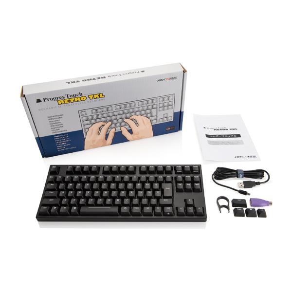ARCHISS ARCHISS ProgresTouch RETRO TKL メカニカルテンキーレスキーボード [日本語配列・91キー・スピードシルバー軸] AS-KBPD91/LSBKN |  | 06