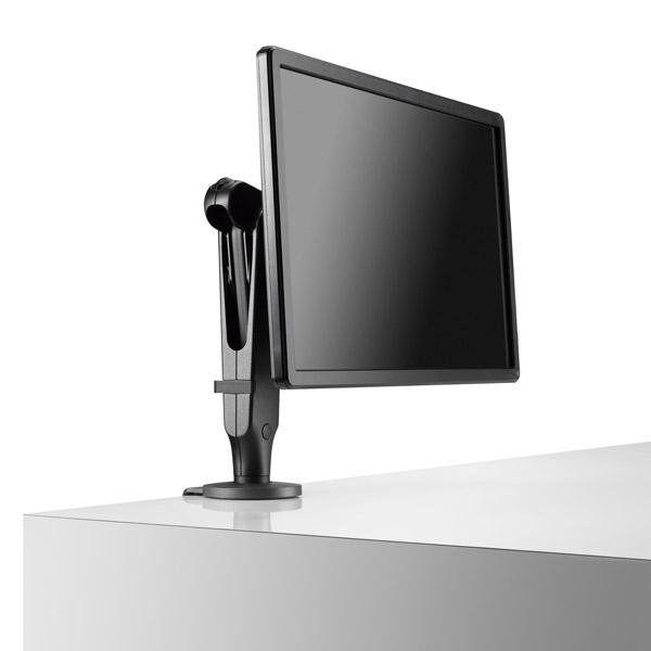 Ollin テクニカルコード式 シングルモニターアーム ブラック 簡単設置 軽量 保証12年 CBS Ollin Black 【い】