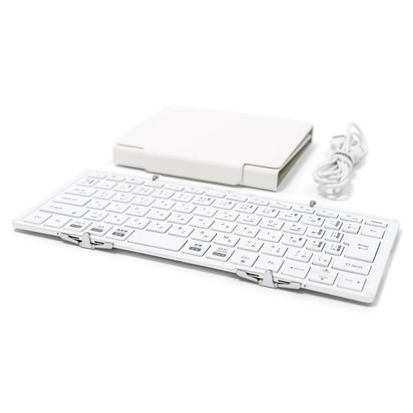MOBO 折りたたみキーボード (iOS/iPadOS/mac/Win) シルバー・ホワイト AM-K2TF83J/SLW ［有線・ワイヤレス /USB］ |  | 13