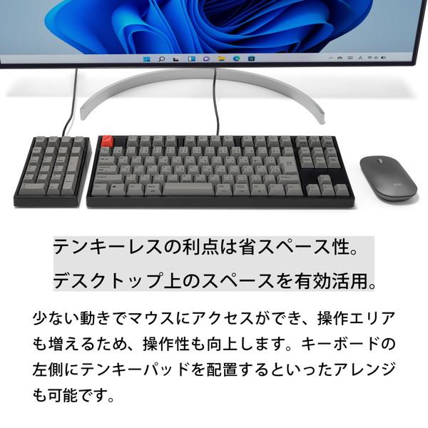 ARCHISS キーボード Maestro TKL(クリア軸)(Mac/Windows11対応)  AS-KBM91/TCGBA ［有線 /USB］ |  | 01