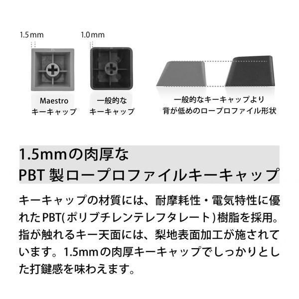 ARCHISS キーボード Maestro TKL(クリア軸)(Mac/Windows11対応)  AS-KBM91/TCGBA ［有線 /USB］ |  | 06