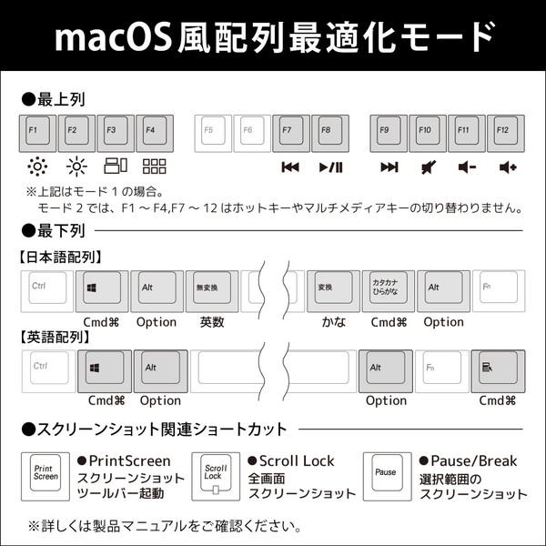 ARCHISS キーボード Maestro TKL(クリア軸)(Mac/Windows11対応)  AS-KBM91/TCGBA ［有線 /USB］ |  | 09