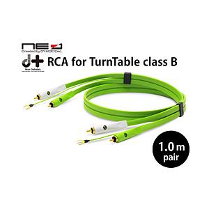 オヤイデ電気 1.0m ターンテーブル用RCAケーブル   d+ RCA for TurnTable classB 1.0m | オーディオテクニカ