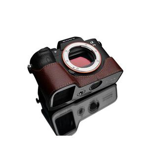 GARIZ SONY α9/α7R III/α7 III 兼用 本革カメラケース XS-CHA7M3BRO　ブラウン | 