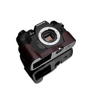 GARIZ OLYMPUS OM-D E-M1 Mark III 用 本革カメラケース  ブラウン XS-EM1IIIBR | 