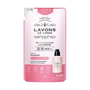 輝い輝いネイチャーラボ LAVONS（ラボン）柔軟剤入り洗剤 つめかえ用